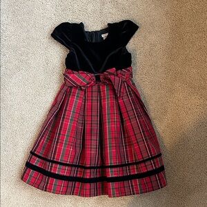 Sweet Heart Rose Black and Red Plaid Dress